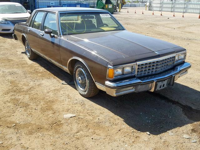 1G1BN69H2FH129656 - 1985 CHEVROLET CAPRICE CL BROWN photo 1