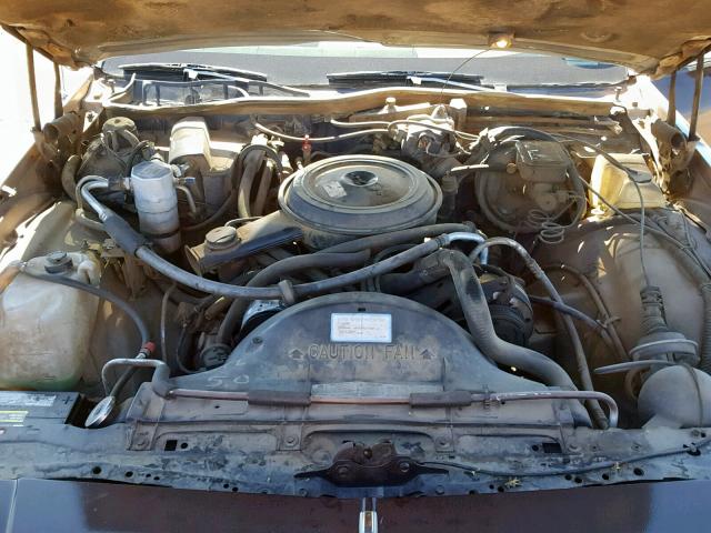 1G1BN69H2FH129656 - 1985 CHEVROLET CAPRICE CL BROWN photo 7