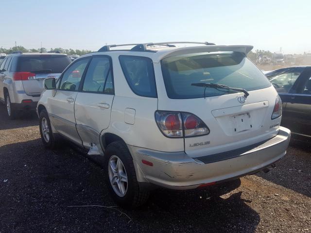 JTJHF10U530294197 - 2003 LEXUS RX 300 WHITE photo 3