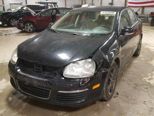 3VWST71K46M780645 - 2006 VOLKSWAGEN JETTA TDI BLACK photo 2