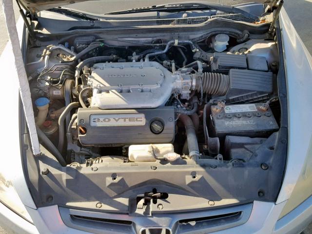 1HGCM66583A045825 - 2003 HONDA ACCORD SILVER photo 7