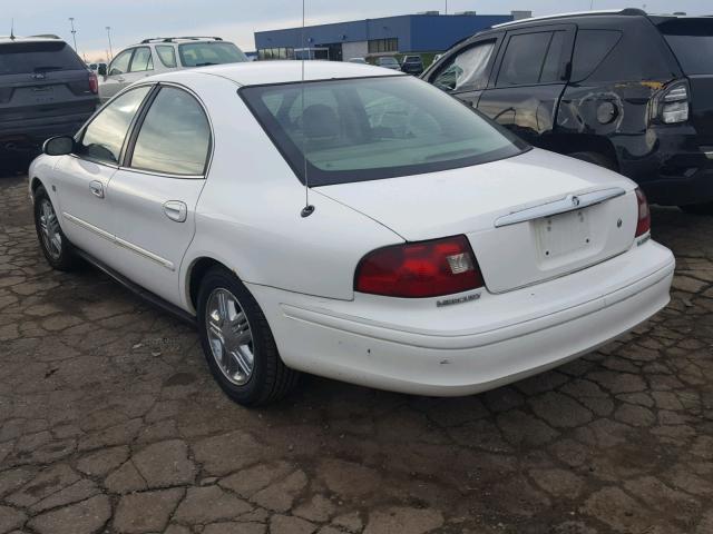 1MEHM55S23A604211 - 2003 MERCURY SABLE LS P WHITE photo 3