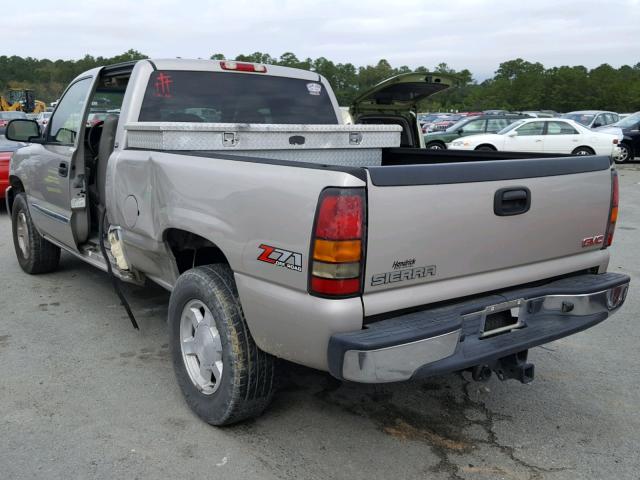 1GTEK19T94E286183 - 2004 GMC NEW SIERRA GRAY photo 3