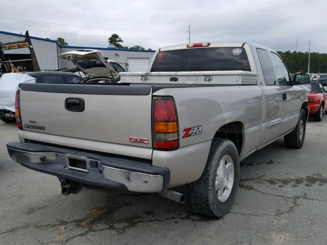 1GTEK19T94E286183 - 2004 GMC NEW SIERRA GRAY photo 4