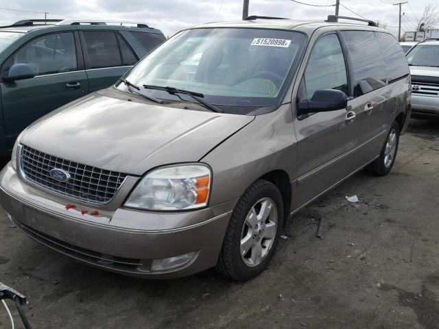 2FMZA52226BA16168 - 2006 FORD FREESTAR S TAN photo 2