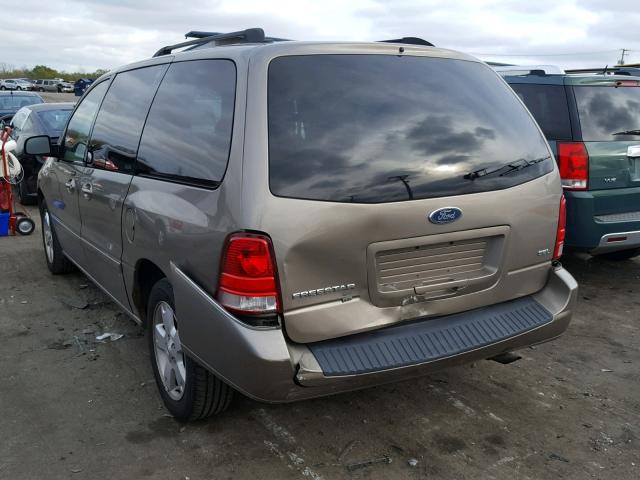 2FMZA52226BA16168 - 2006 FORD FREESTAR S TAN photo 3