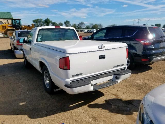 1GCCS1444WK128782 - 1998 CHEVROLET S TRUCK S1 WHITE photo 3