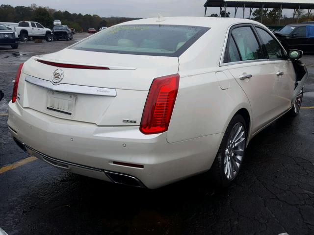 1G6AS5S33E0170687 - 2014 CADILLAC CTS PERFOR WHITE photo 4