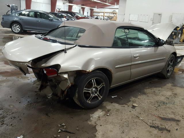 1C3EL55R64N362350 - 2004 CHRYSLER SEBRING LX GOLD photo 4