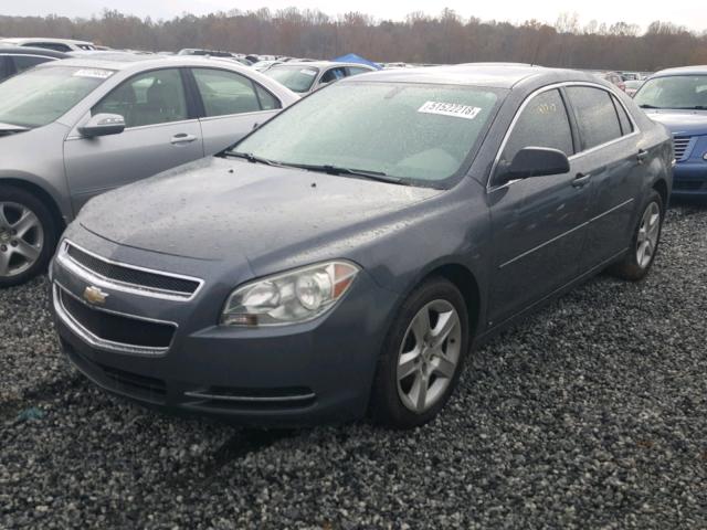 1G1ZG57B89F127041 - 2009 CHEVROLET MALIBU LS GRAY photo 2
