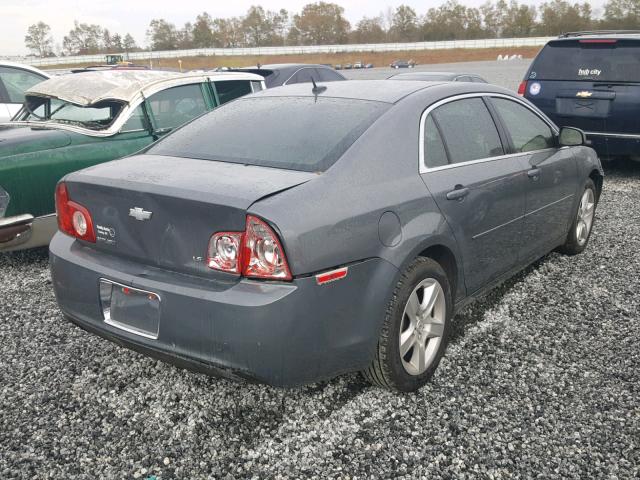 1G1ZG57B89F127041 - 2009 CHEVROLET MALIBU LS GRAY photo 4