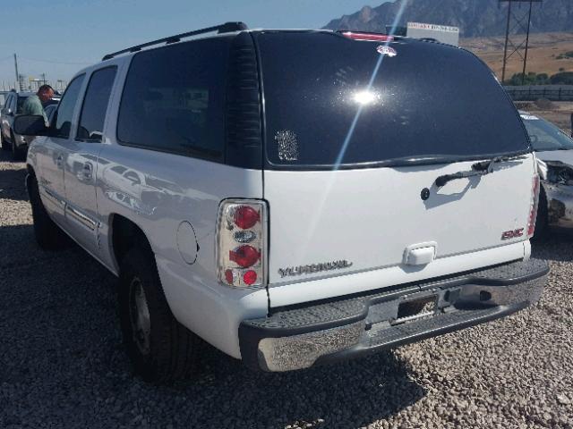 1GKEC16T83J231560 - 2003 GMC YUKON XL C WHITE photo 3