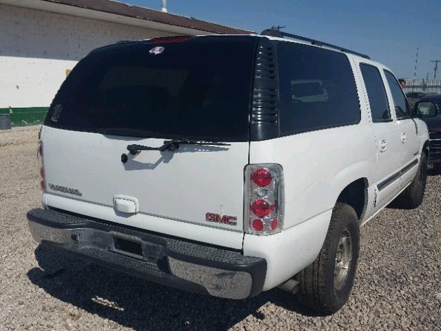 1GKEC16T83J231560 - 2003 GMC YUKON XL C WHITE photo 4