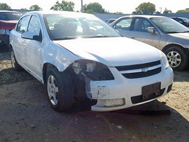 1G1AL55F177257507 - 2007 CHEVROLET COBALT LT WHITE photo 1