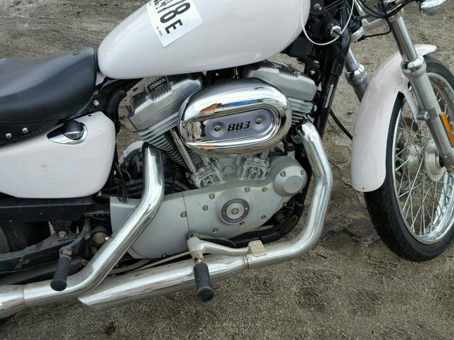 1HD4CJM105K400653 - 2005 HARLEY-DAVIDSON XL883 C WHITE photo 7