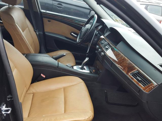 WBANV13588CZ55334 - 2008 BMW 528 XI BLACK photo 5