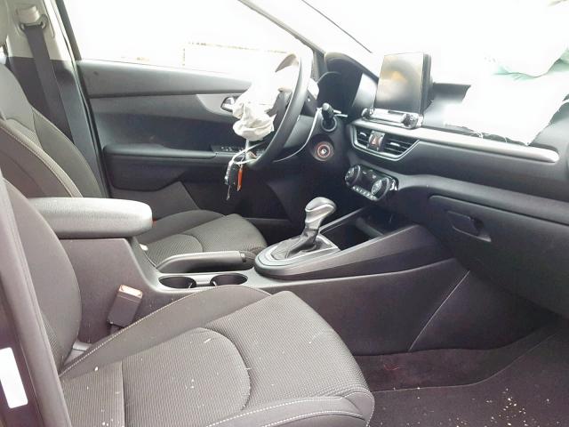 3KPF24AD8KE009097 - 2019 KIA FORTE FE BLACK photo 5