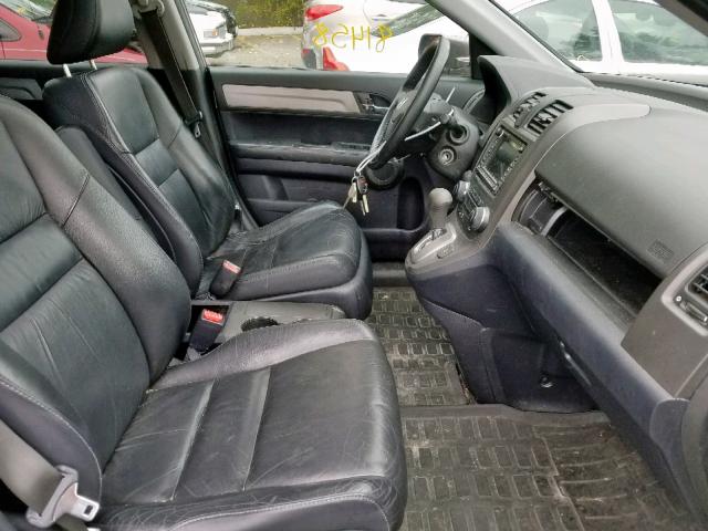 5J6RE4H70AL072814 - 2010 HONDA CR-V EXL GRAY photo 5