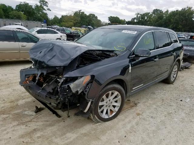 2LMHJ5NK9DBL53087 - 2013 LINCOLN MKT BLACK photo 2