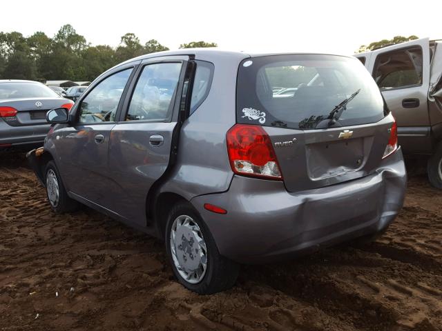 KL1TD66667B747933 - 2007 CHEVROLET AVEO BASE Boz foto 3