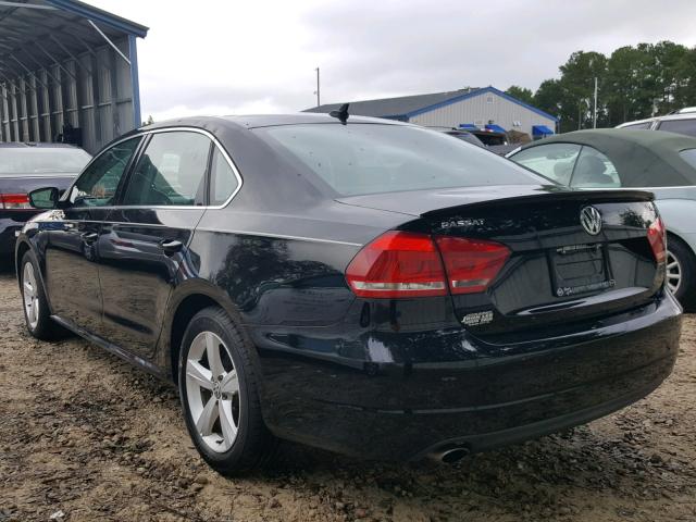 1VWBT7A37EC089179 - 2014 VOLKSWAGEN PASSAT SE BLACK photo 3