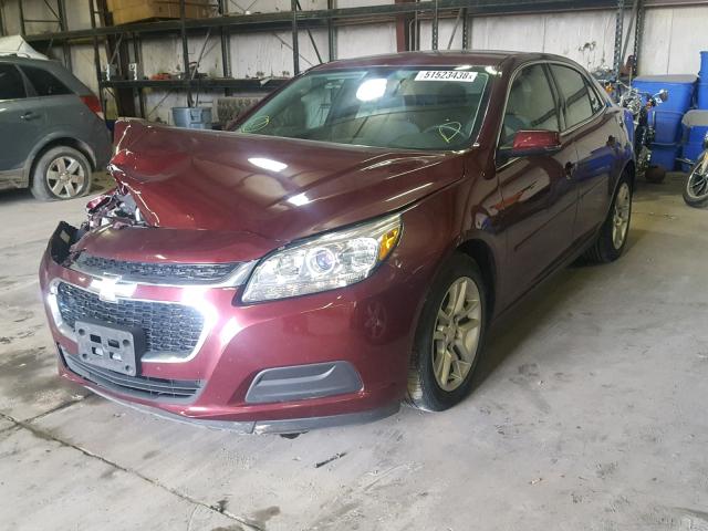 1G11C5SL9FF123441 - 2015 CHEVROLET MALIBU 1LT 栗色 照片 2