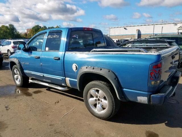 1D7HU18D55S246984 - 2005 DODGE RAM 1500 S BLUE photo 3