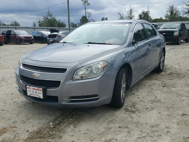 1G1ZF57539F224256 - 2009 CHEVROLET MALIBU HYB GRAY photo 2