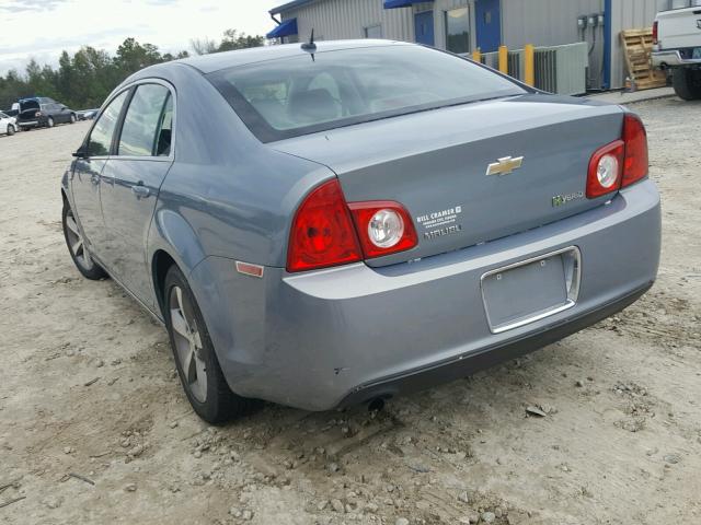 1G1ZF57539F224256 - 2009 CHEVROLET MALIBU HYB GRAY photo 3