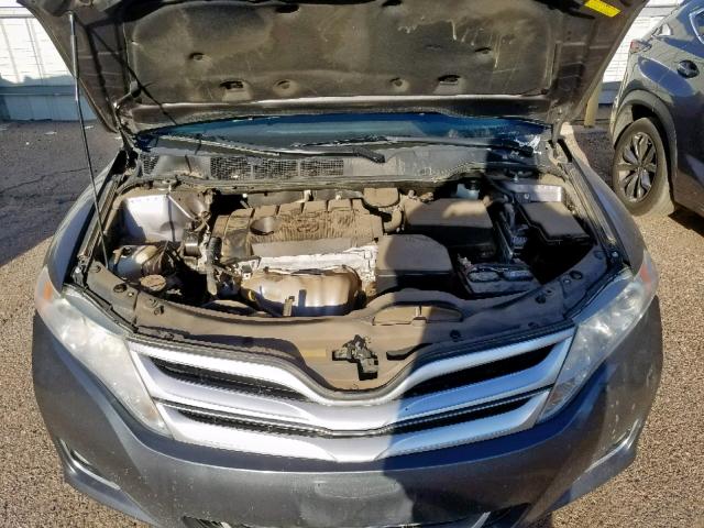 4T3ZA3BB4FU094862 - 2015 TOYOTA VENZA LE GRAY photo 7