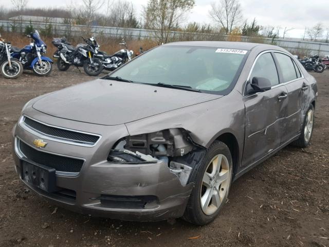 1G1ZB5EB5AF259874 - 2010 CHEVROLET MALIBU LS 棕色 照片 2