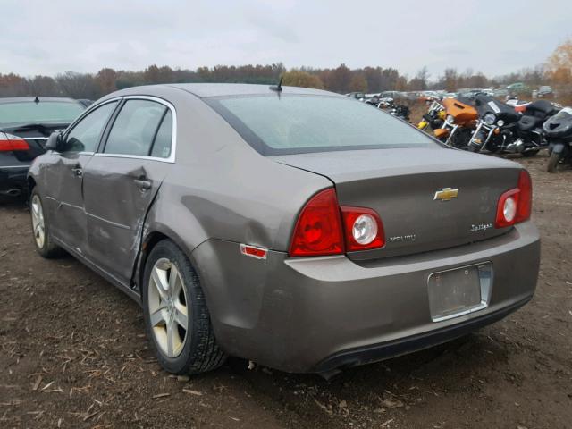 1G1ZB5EB5AF259874 - 2010 CHEVROLET MALIBU LS 棕色 照片 3