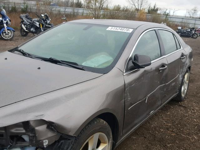 1G1ZB5EB5AF259874 - 2010 CHEVROLET MALIBU LS 棕色 照片 9