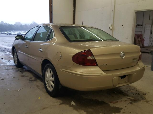 2G4WC532751233781 - 2005 BUICK LACROSSE C BEIGE photo 3