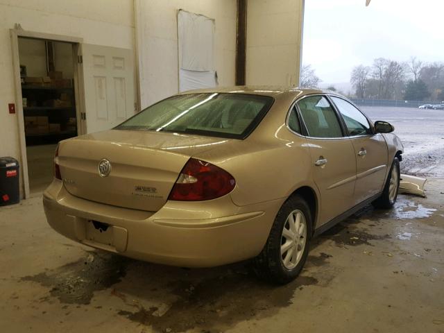 2G4WC532751233781 - 2005 BUICK LACROSSE C BEIGE photo 4