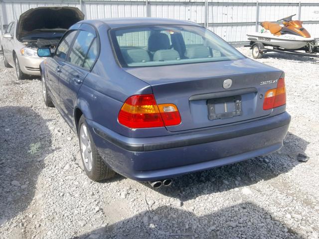 WBAEU33413PM53899 - 2003 BMW 325 XI BLUE photo 3