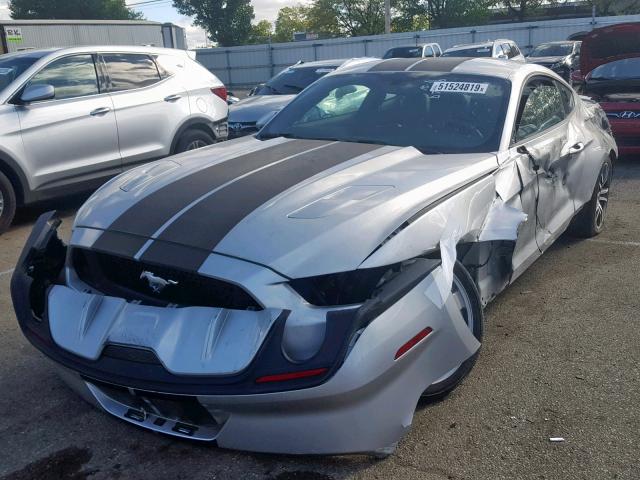 1FA6P8CF4G5229563 - 2016 FORD MUSTANG GT SILVER photo 2