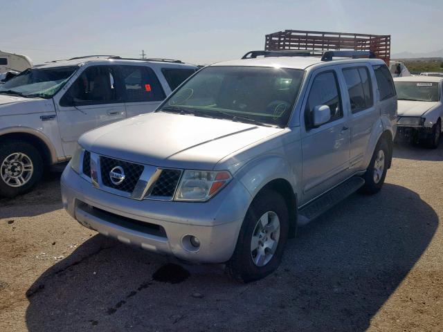 5N1AR18WX7C615698 - 2007 NISSAN PATHFINDER SILVER photo 2