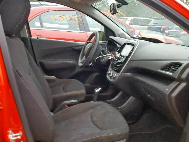 KL8CB6SA9GC638958 - 2016 CHEVROLET SPARK LS RED photo 5