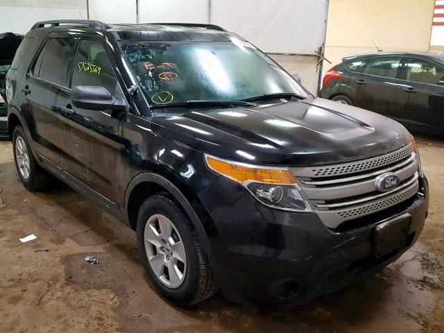 1FMHK8B8XCGA37126 - 2012 FORD EXPLORER BLACK photo 1