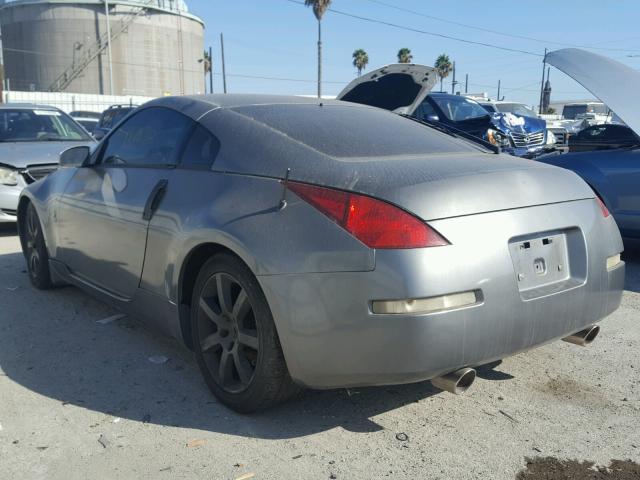 JN1AZ34E73T016705 - 2003 NISSAN 350Z COUPE GRAY photo 3