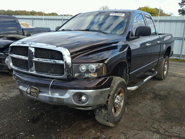 1D7KS28D15J538395 - 2005 DODGE RAM 2500 S BLACK photo 2