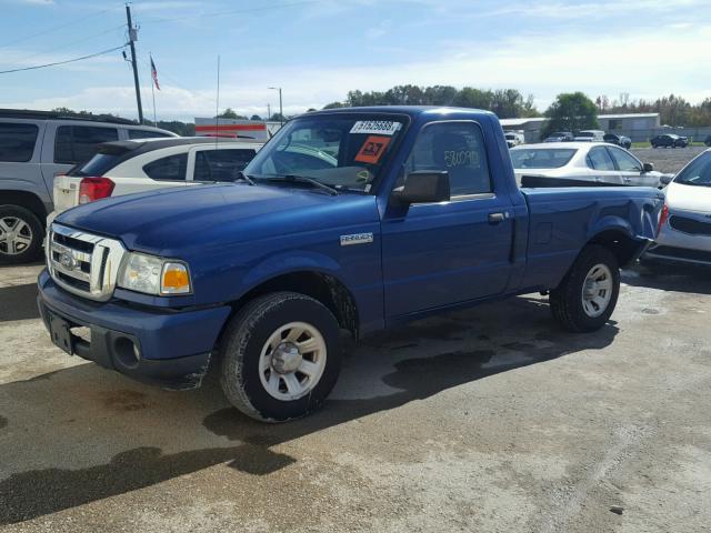 1FTKR1AD3APA04655 - 2010 FORD RANGER BLUE photo 2