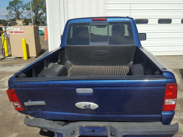 1FTKR1AD3APA04655 - 2010 FORD RANGER BLUE photo 6