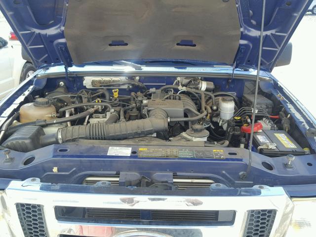 1FTKR1AD3APA04655 - 2010 FORD RANGER BLUE photo 7