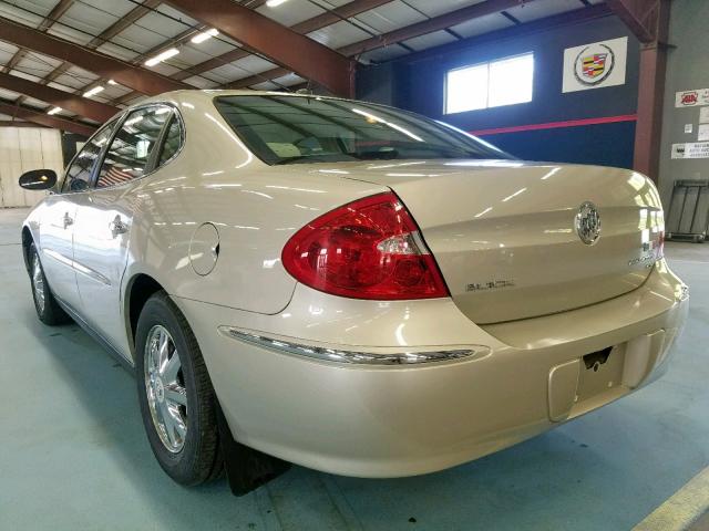 2G4WC582181193484 - 2008 BUICK LACROSSE C GOLD photo 3