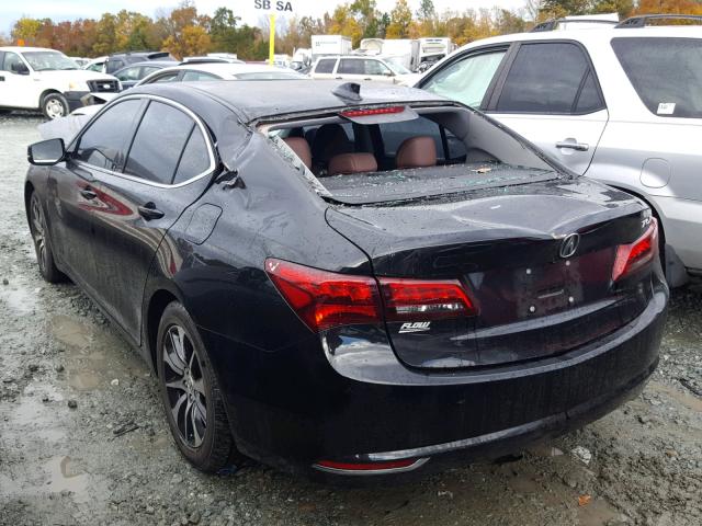 19UUB1F37FA004098 - 2015 ACURA TLX BLACK photo 3