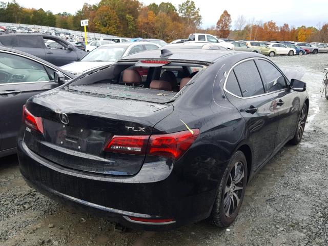 19UUB1F37FA004098 - 2015 ACURA TLX BLACK photo 4