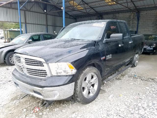 1C6RR6GT1FS534824 - 2015 RAM 1500 SLT BLACK photo 2