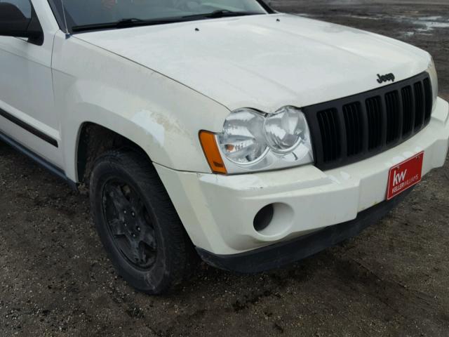 1J8HR58287C645363 - 2007 JEEP GRAND CHER WHITE photo 9